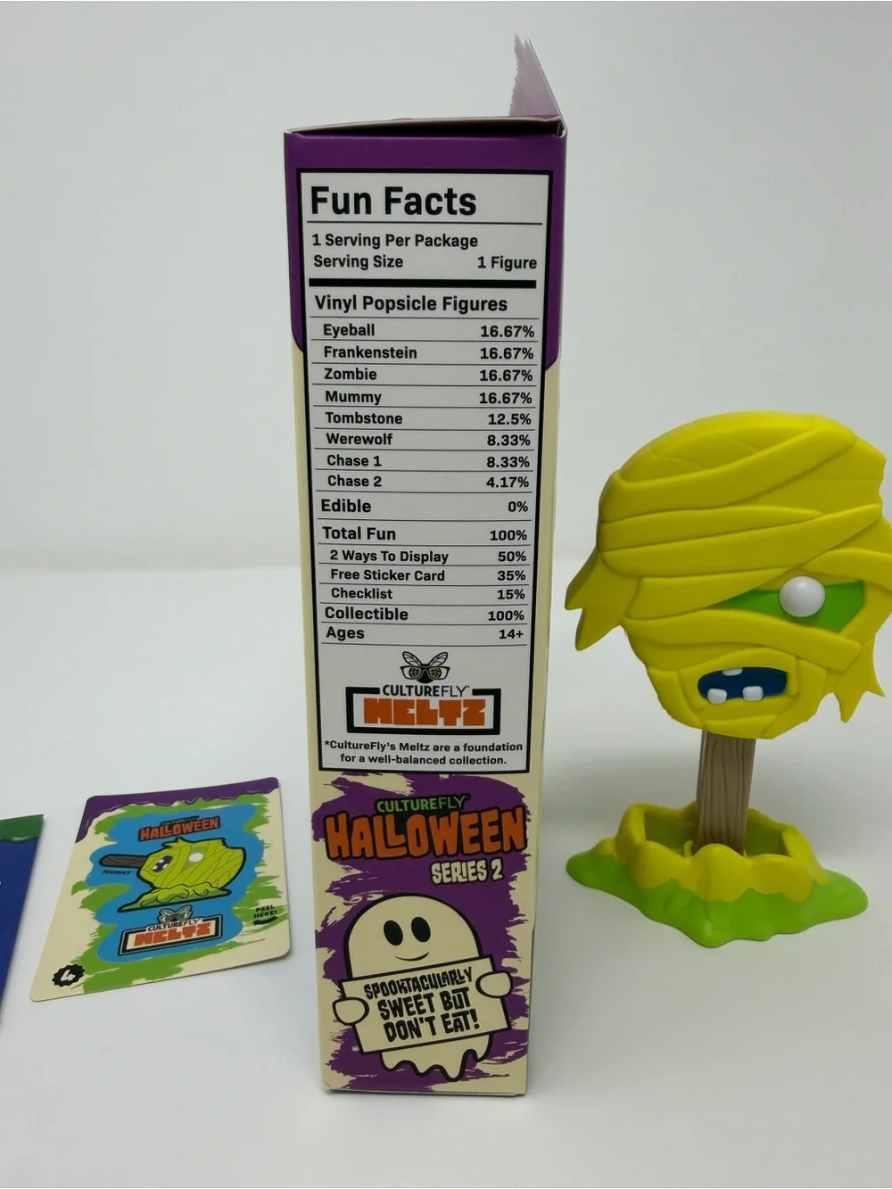 CultureFly Meltz Halloween Series 2 Mummy Popsicle Mystery Vinyl Figure